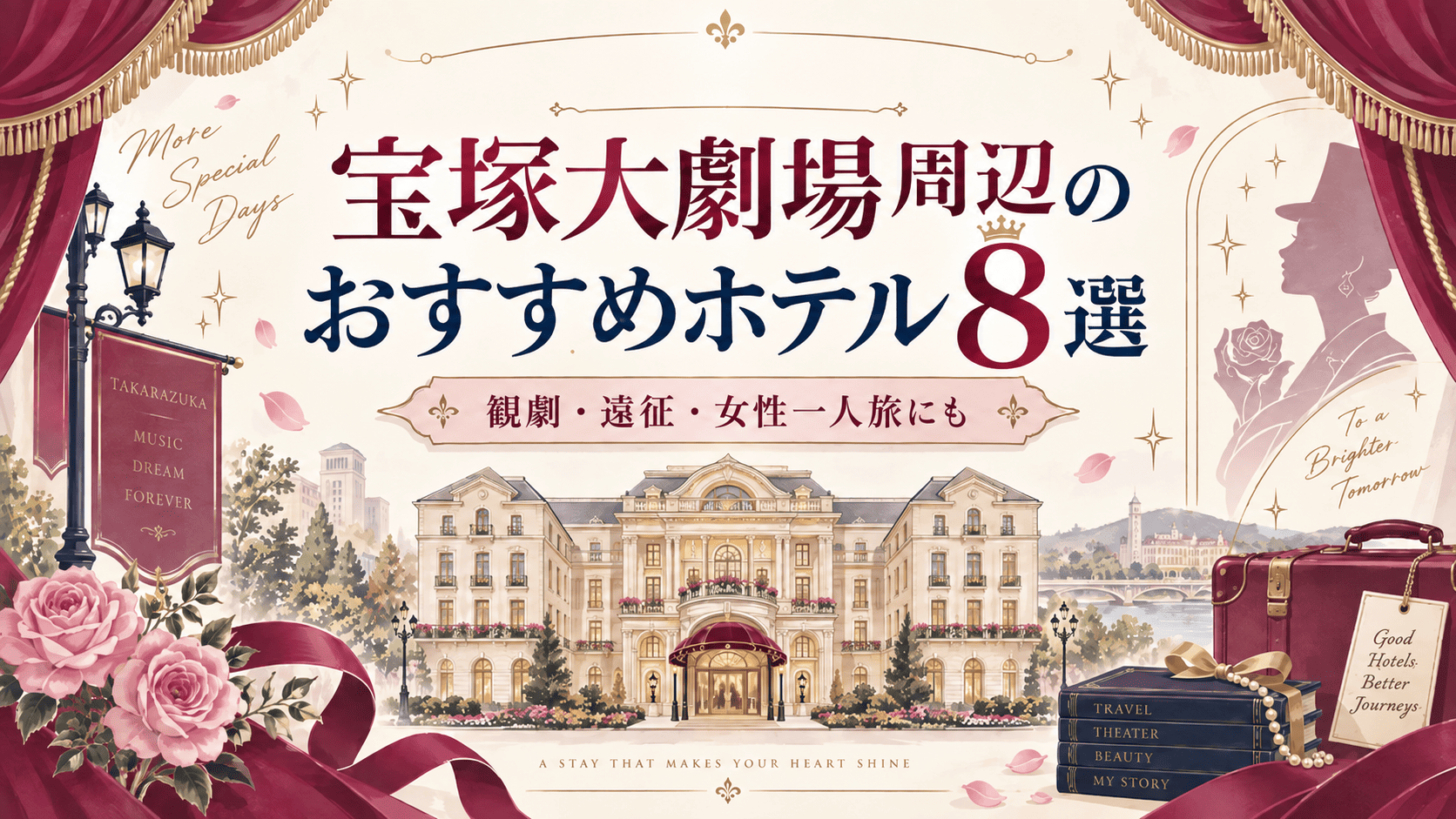 【2026年最新】宝塚大劇場周辺のおすすめホテル8選｜観劇・遠征・女性一人旅にも